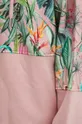 Bluza damska z kapturem wzorzysta kolor różowy Damski