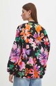 Odzież Bluza damska w kwiaty kolor czarny RS24.BLD903 czarny