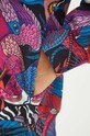 Bluza damska z kapturem wzorzysta kolor różowy RS24.BLDB03 różowy