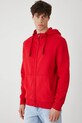 Mikina pánska červená farba červená RS24.BLM010
