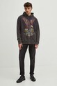 Bluza męska z nadrukiem kolor szary RS24.BLM401 szary RS24