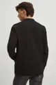 Bluza męska z fakturą kolor czarny 81 % Bawełna, 15 % Poliester, 4 % Elastan