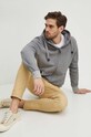 Bluza męska z kapturem wzorzysta kolor szary RS24.BLM600 szary RS24