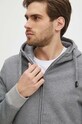 Bluza męska z kapturem wzorzysta kolor szary RS24.BLM600 szary