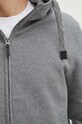Bluza męska z kapturem wzorzysta kolor szary RS24.BLM600