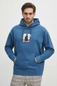 Mikina pánská z kolekce Jerzy Nowosielski x Medicine modrá barva RS24.BLM670 modrá