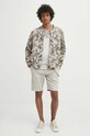 Bluza bawełniana męska wzorzysta kolor beżowy RS24.BLM720 beżowy RS24