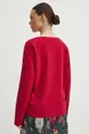 Bavlnené tričko s dlhým rukávom dámske s elastanom hladké ružová farba <p>95 % Bavlna, 5 % Elastan</p>