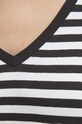 Longsleeve bawełniany damski z domieszką elastanu kolor czarny RS24.BUD030 czarny