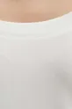 Tričko s dlhým rukávom dámsky béžová farba Dámsky