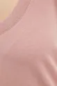 Tričko s dlhým rukávom dámsky ružová farba Dámsky