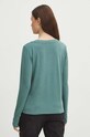 Odzież Longsleeve damski z domieszką elastanu gładki kolor zielony RS24.BUD303 zielony