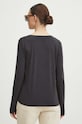 Odzież Longsleeve damski z domieszką elastanu gładki kolor szary RS24.BUD303 szary