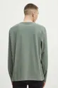 Bavlnené tričko s dlhým rukávom pánsky zelená farba Hlavný materiál: 95 % Bavlna, 5 % Elastan