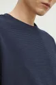 Tričko s dlhým rukávom pánsky tmavomodrá farba Pánsky