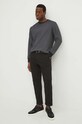 Longsleeve męski z fakturą kolor czarny RS24.BUM030 czarny RS24