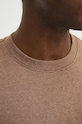 Longsleeve męski regular kolor brązowy RS24.BUM031 brązowy