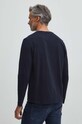 Odzież Longsleeve bawełniany męski gładki kolor granatowy RS24.BUM050 granatowy