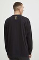 Longsleeve męski z kolekcji Eviva L'arte kolor czarny czarny RS24.BUM250
