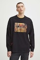 Longsleeve męski z kolekcji Eviva L'arte kolor czarny RS24.BUM250 czarny