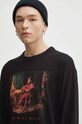 Longsleeve męski z kolekcji Eviva L'arte kolor czarny RS24.BUM251 czarny