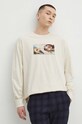 Longsleeve męski z kolekcji Eviva L'arte kolor beżowy RS24.BUM252 beżowy