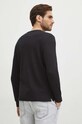 Odzież Longsleeve bawełniany męski z fakturą kolor czarny RS24.BUM501 czarny