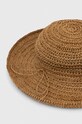Kapelusz damski pleciony typu bucket hat kolor beżowy RS24.CAD711 beżowy RS24