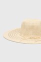 Doplnky Klobúk dámsky pletený s aplikáciou béžová farba RS24.CAD733 béžová