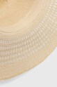 Klobúk dámsky pletený s aplikáciou béžová farba RS24.CAD733 béžová