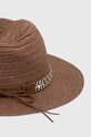 Klobúk dámsky hnedá farba RS24.CAD739 hnedá RS24