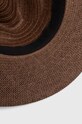 Doplnky Klobúk dámsky hnedá farba RS24.CAD739 hnedá