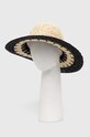 Kapelusz damski pleciony kolor multicolor RS24.CAD911