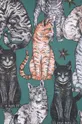 Leżak z podłokietnikami z motywem zwierzęcym - koty kolor multicolor multicolor