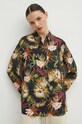 Koszula damska regular wzorzysta kolor multicolor multicolor RS24.KDD030
