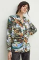Koszula damska z kolekcji Eviva L'arte wzorzysta kolor multicolor 100 % Wiskoza