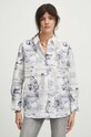 Koszula damska z kolekcji Eviva L'arte wzorzysta kolor biały RS24.KDD251 biały RS24