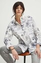 Koszula damska z kolekcji Eviva L'arte wzorzysta kolor biały RS24.KDD251