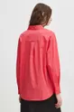Koszula damska gładka kolor różowy 98 % Bawełna, 2 % Elastan
