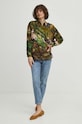 Koszula damska by Magda Kubiak - Dziki Las collages, Grafika Polska kolor multicolor RS24.KDD450 multicolor RS24