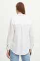 Lněná košile dámská regular jednobarevná bílá barva <p>100 % Len</p>