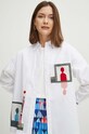 Koszula damska z kolekcji Jerzy Nowosielski x Medicine kolor biały RS24.KDD650 biały RS24