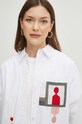 Koszula damska z kolekcji Jerzy Nowosielski x Medicine kolor biały RS24.KDD650 biały