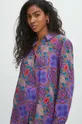 Koszula damska z kolekcji Jane Tattersfield x Medicine kolor multicolor Damski