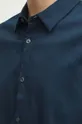 Košeľa pánska s klasickým goleriom tmavomodrá farba Pánsky
