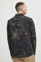 čierna Košeľa pánska z kolekcie Eviva L'arte so vzorom čierna farba