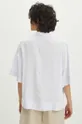 Koszula damska oversize z wiskozy kolor biały 100 % Wiskoza