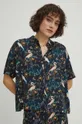 Košile dámská z kolekce Graphics Series tyrkysová barva tyrkysová