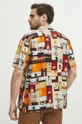 multicolor Koszula męska z kołnierzykiem klasycznym z kolekcji Jerzy Nowosielski x Medicine kolor multicolor