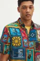 Koszula męska regular z kołnierzykiem klasycznym kolor multicolor Męski